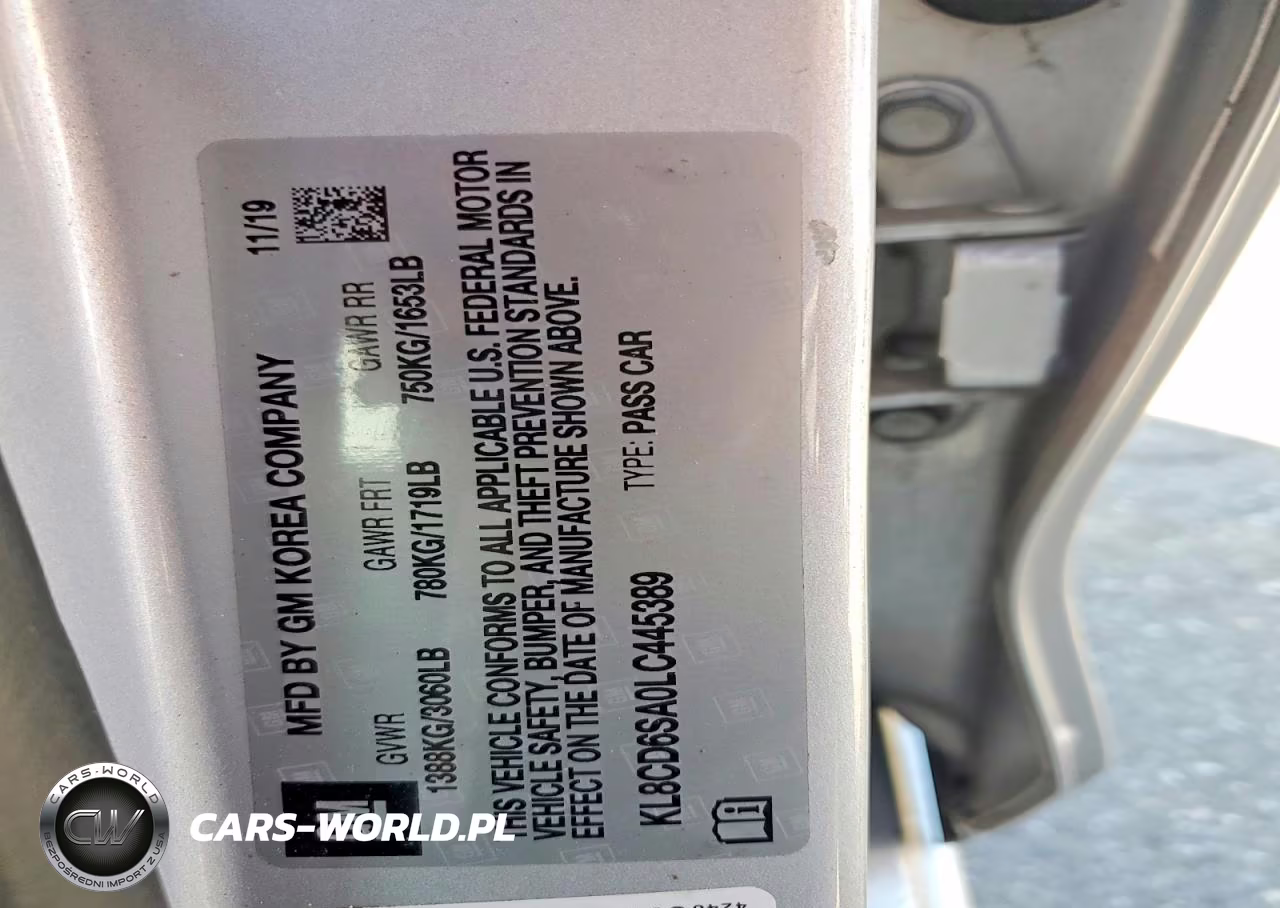 2020 Chevrolet Spark 1Lt VIN:KL8CD6SA0LC445389 - 13