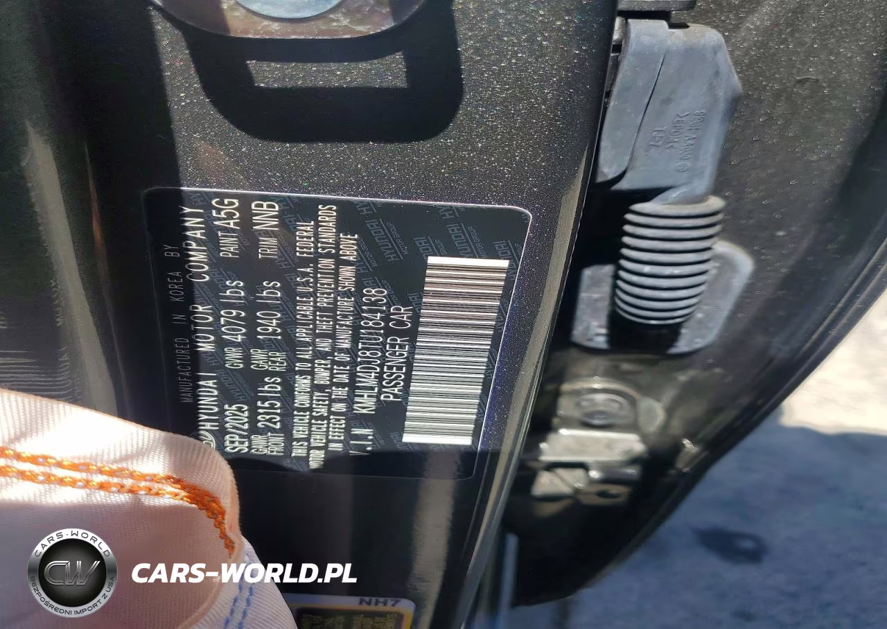 2026 Hyundai Elantra Hybrid Blue VIN:KMHLM4DJ8TU184138 - 12