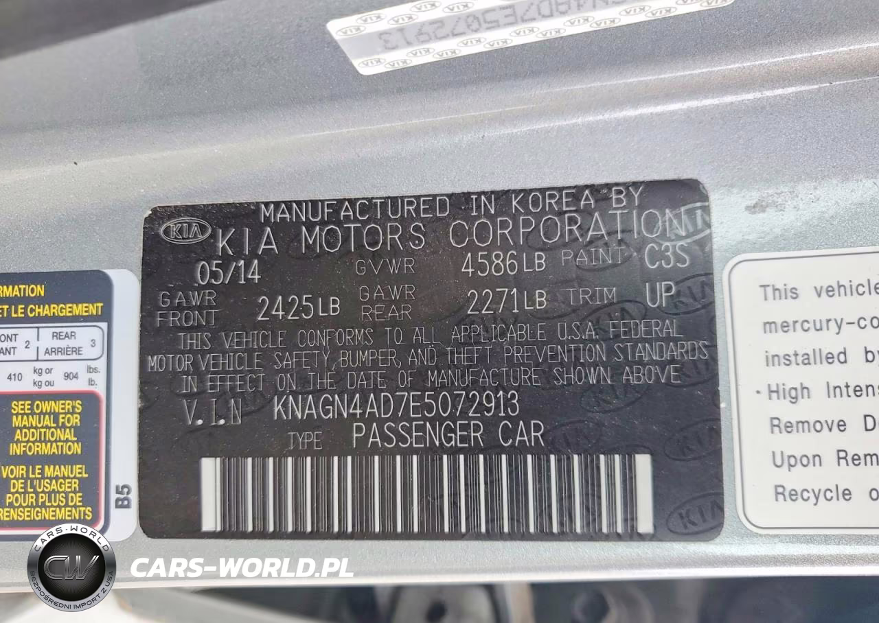 2014 Kia Optima Hybrid VIN:KNAGN4AD7E5072913 - 12