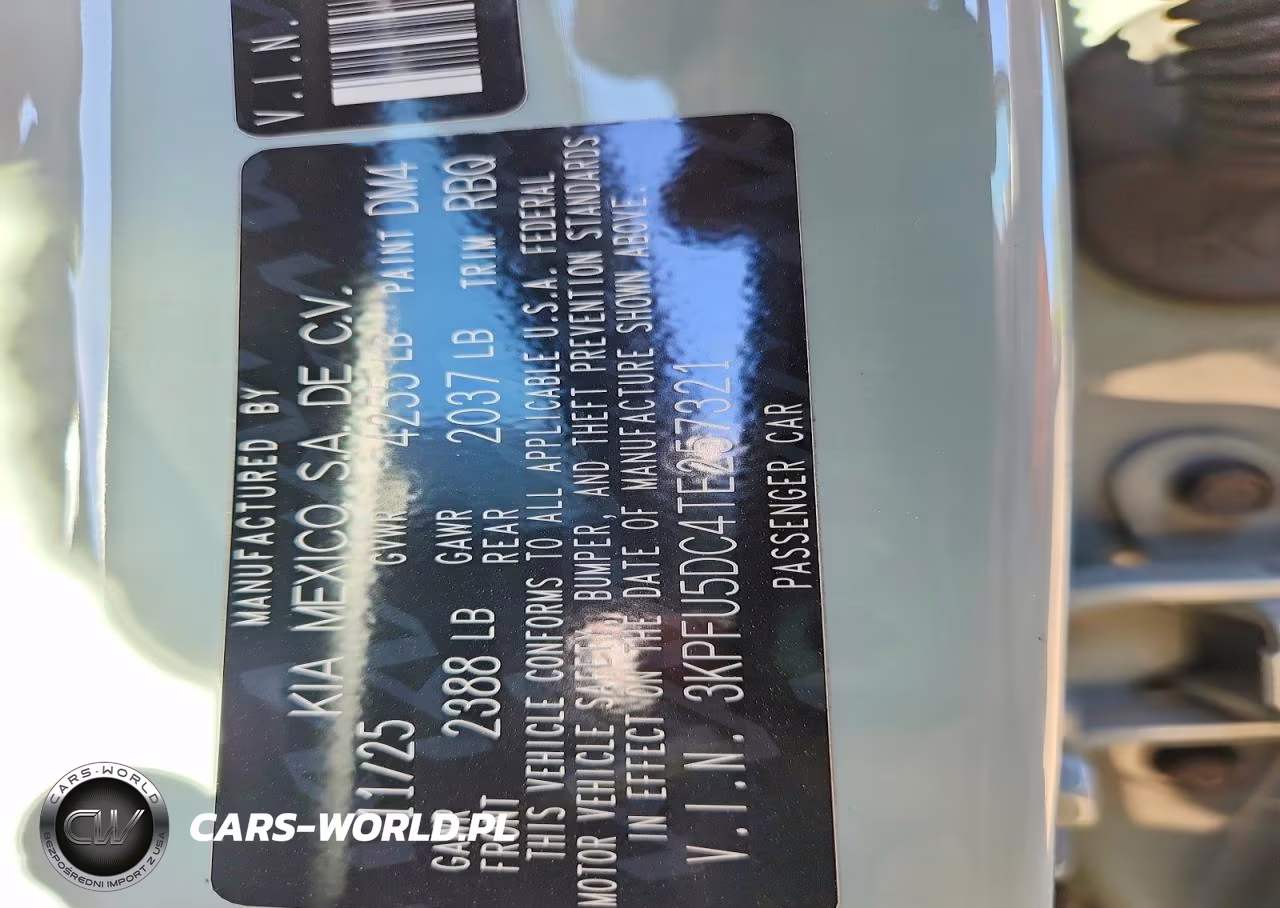 2026 Kia K4 Gt-Line Turbo VIN:3KPFU5DC4TE257321 - 12
