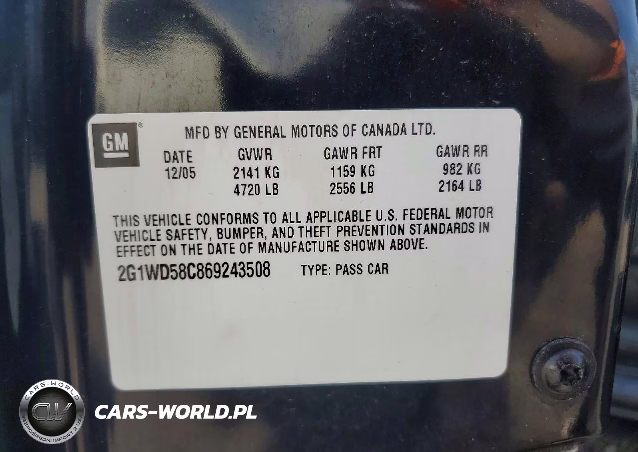 2006 Chevrolet Impala Super Sport VIN:2G1WD58C869243508 - 12
