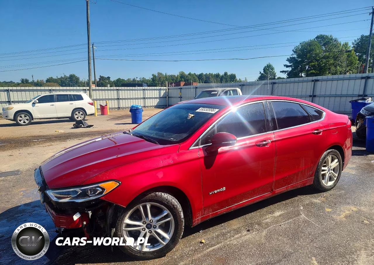 2018 Ford Fusion Se Hybrid VIN:3FA6P0LU4JR157462 - 1