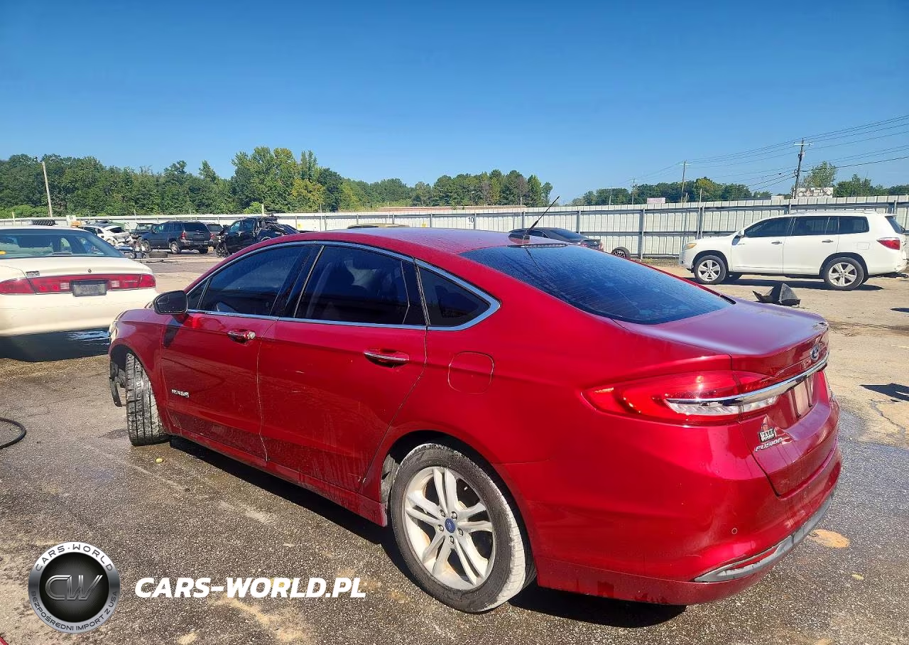 2018 Ford Fusion Se Hybrid VIN:3FA6P0LU4JR157462 - 2