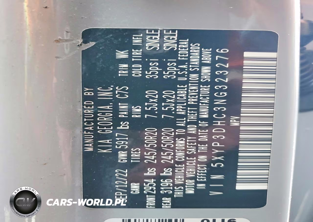 2022 Kia Telluride Ex VIN:5XYP3DHC3NG323276 - 14