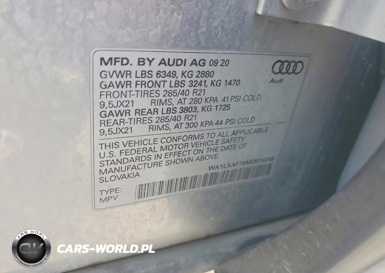 2021 Audi Q7 Premium Plus VIN:WA1LXAF70MD014346 - 13