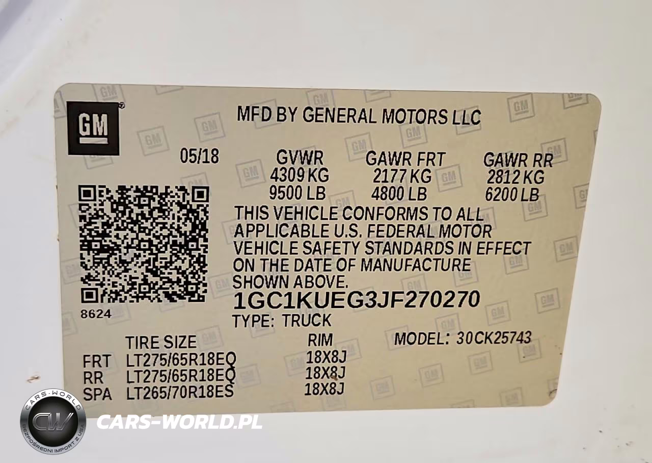 2018 Chevrolet Silverado K2500 Heavy Duty VIN:1GC1KUEG3JF270270 - 12