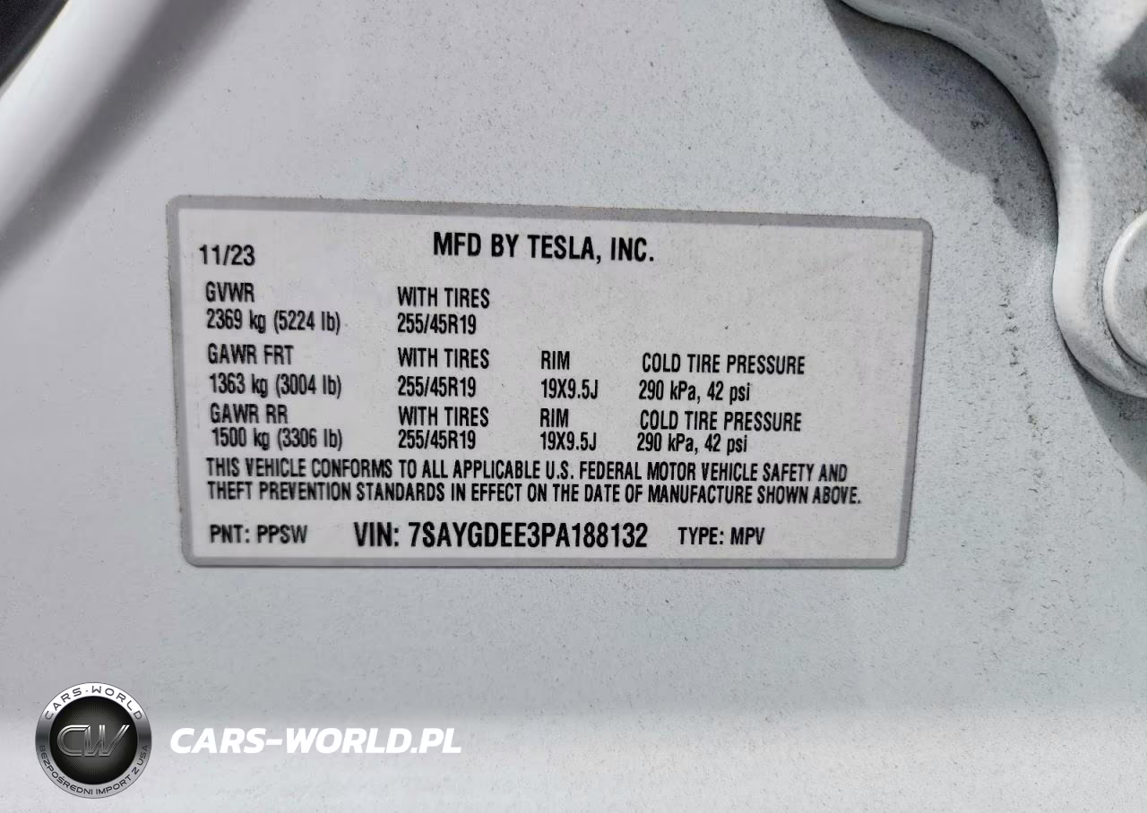 2023 Tesla Model Y VIN:7SAYGDEE3PA188132 - 13