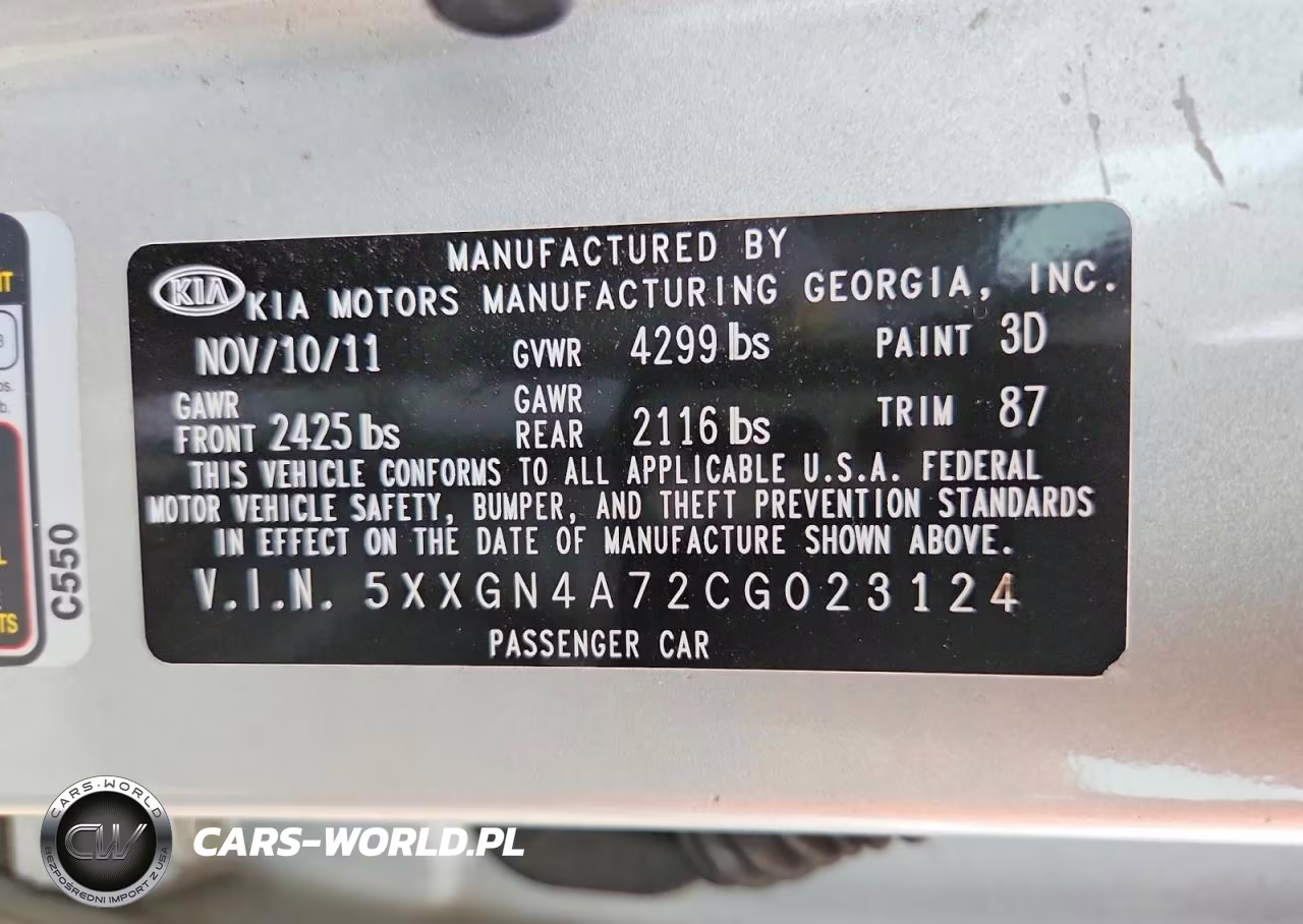2012 Kia Optima Ex VIN:5XXGN4A72CG023124 - 12