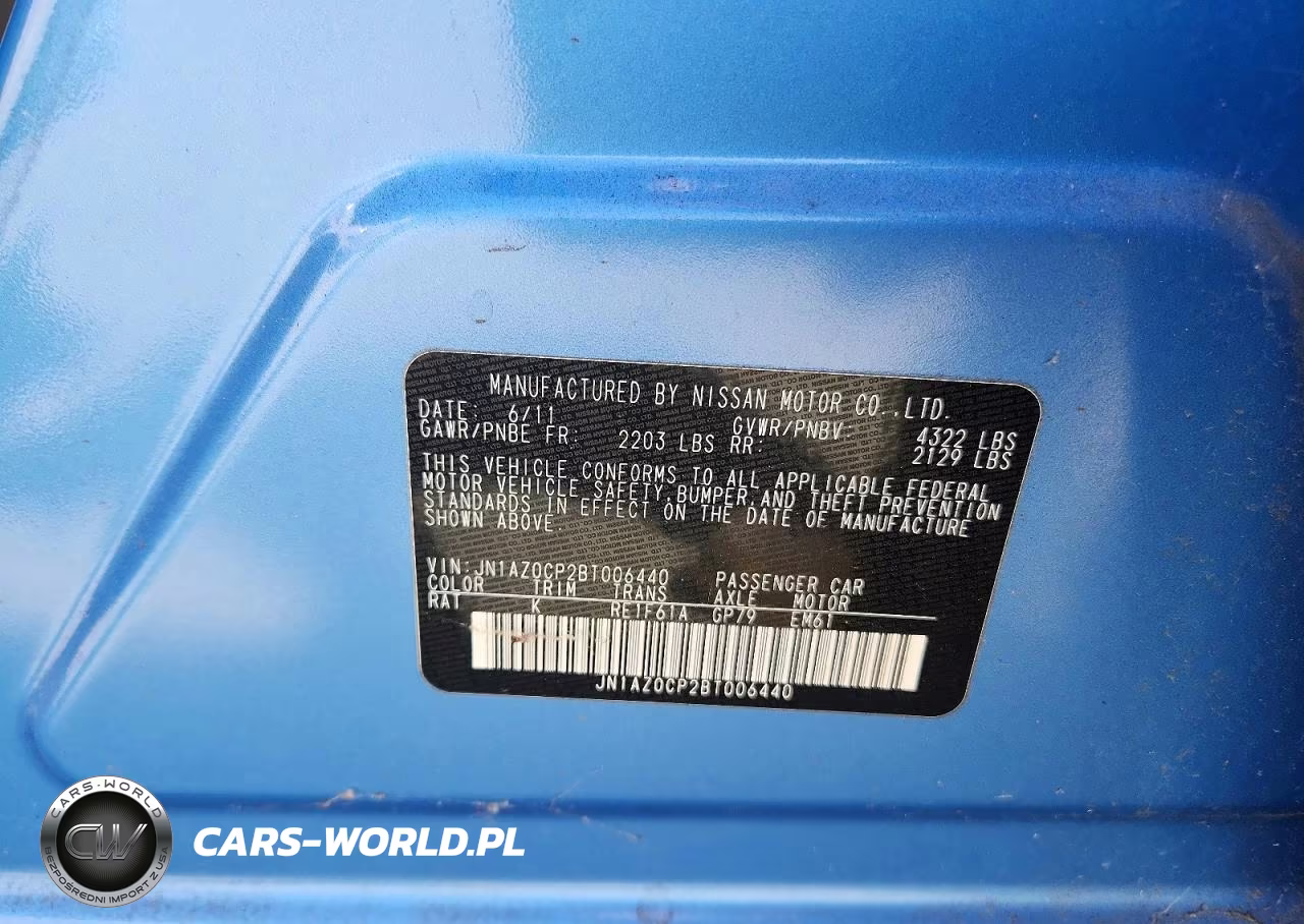 2011 Nissan Leaf Sv VIN:JN1AZ0CP2BT006440 - 12