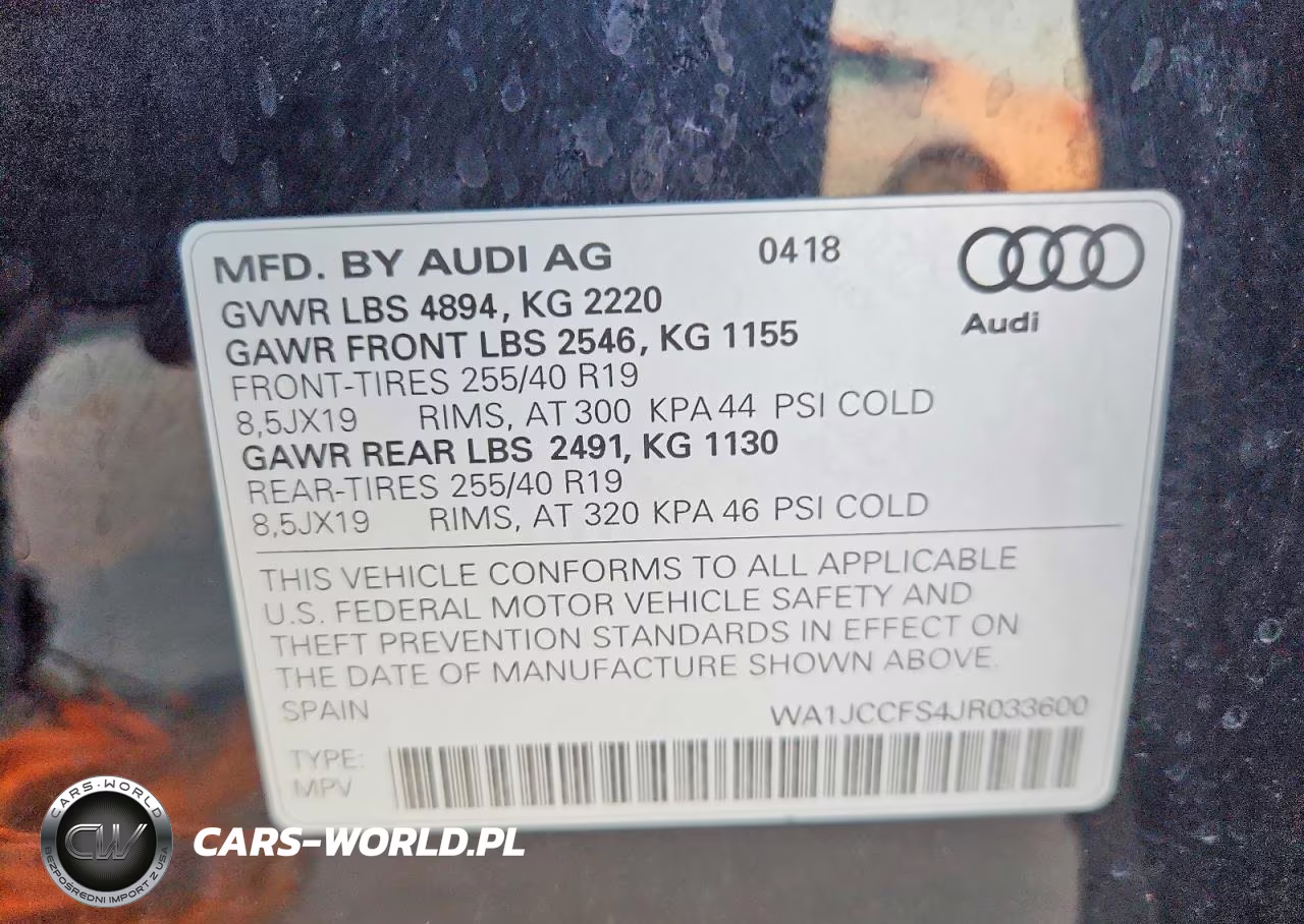 2018 Audi Q3 Premium Plus VIN:WA1JCCFS4JR033600 - 12
