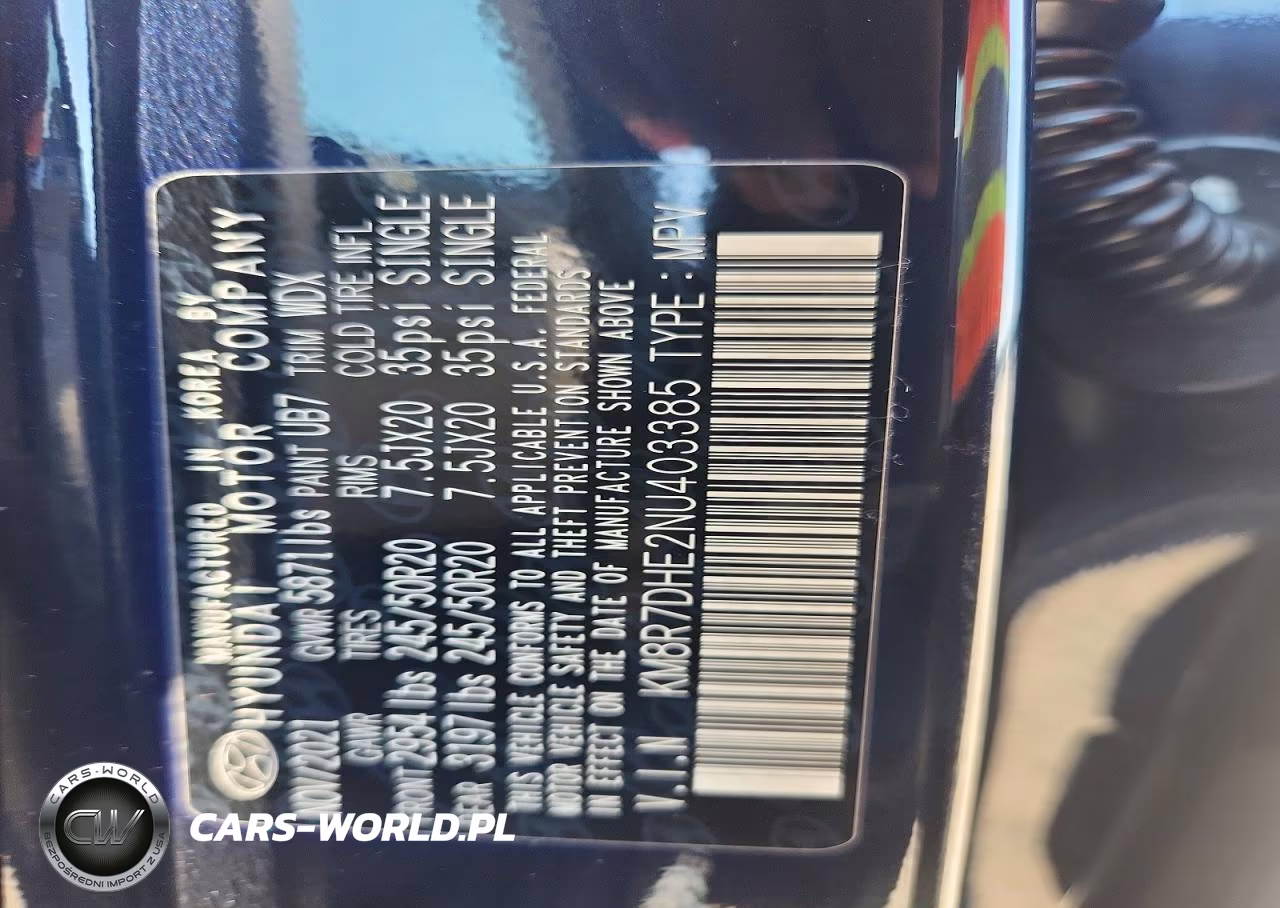 2022 Hyundai Palisade Calligraphy VIN:KM8R7DHE2NU403385 - 12
