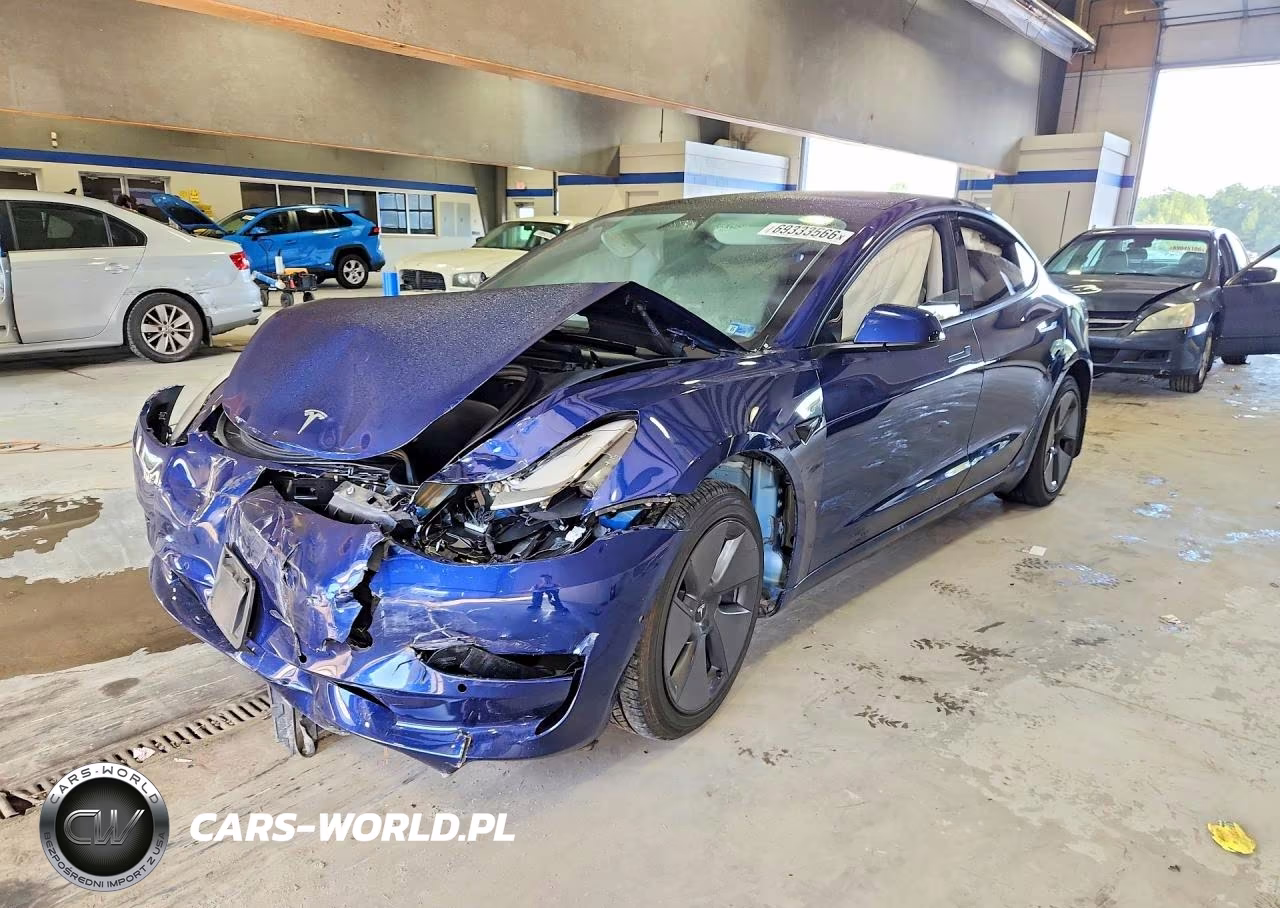 2022 Tesla Model 3 VIN:5YJ3E1EB1NF274721 - 1