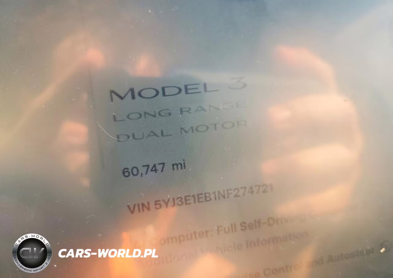2022 Tesla Model 3 VIN:5YJ3E1EB1NF274721 - 9