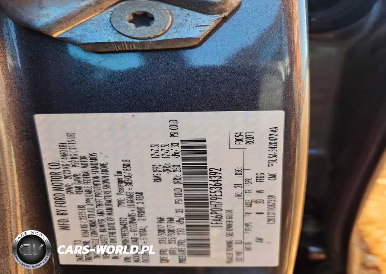 2014 Ford Fusion Se VIN:1FA6P0H79E5364392 - 13