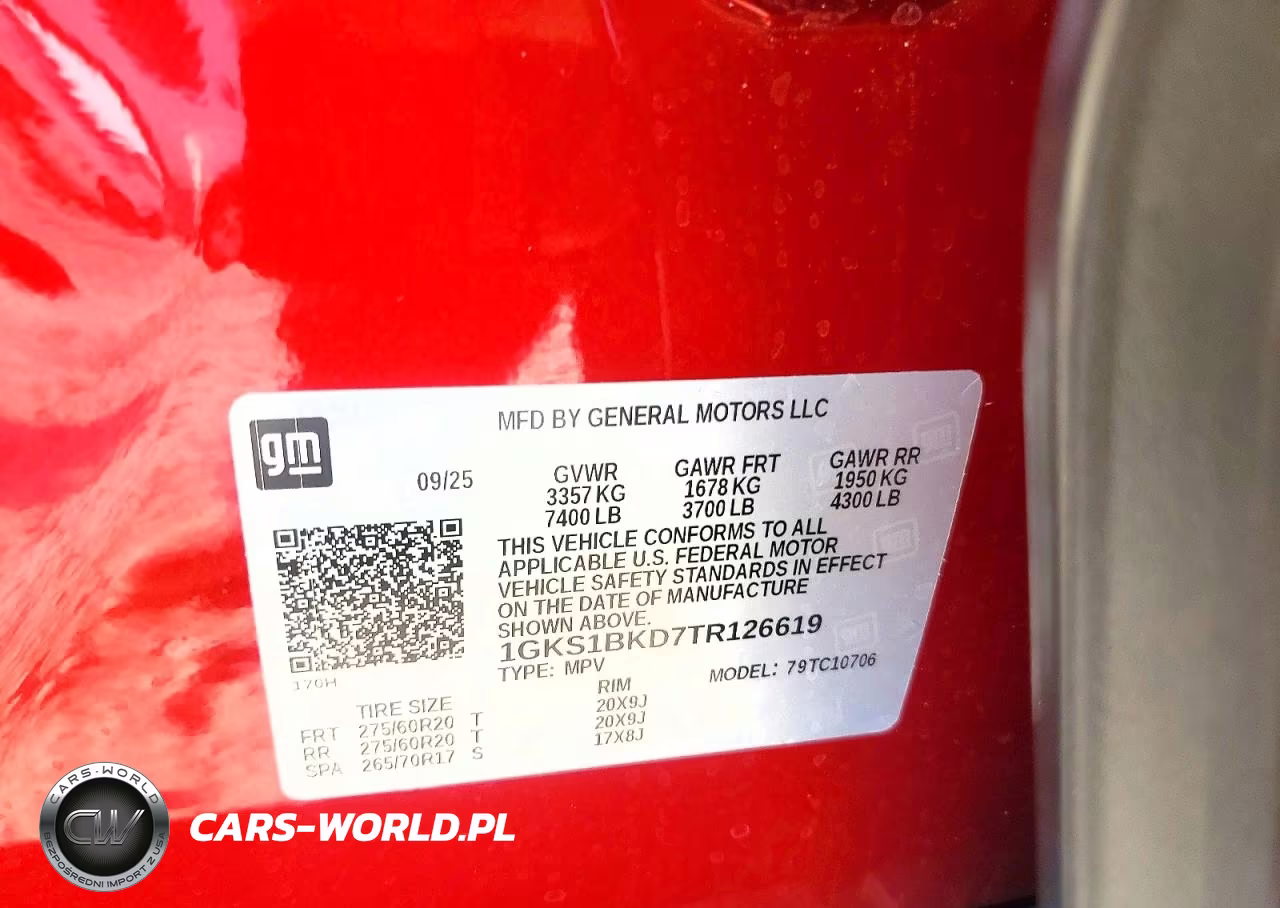 2026 GMC Yukon Elevation VIN:1GKS1BKD7TR126619 - 13