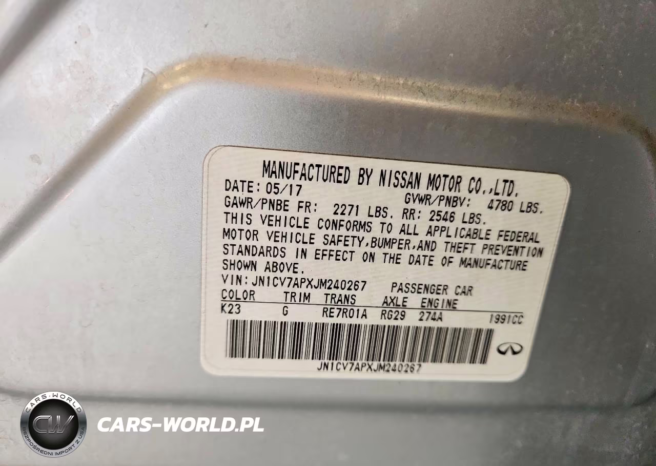 2018 Infiniti Q50 2.0T Pure VIN:JN1CV7APXJM240267 - 12