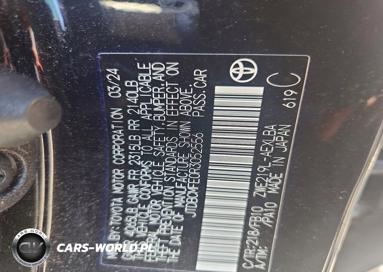 2024 Toyota Corolla Hybrid Le VIN:JTDBCMFE0R3052556 - 12