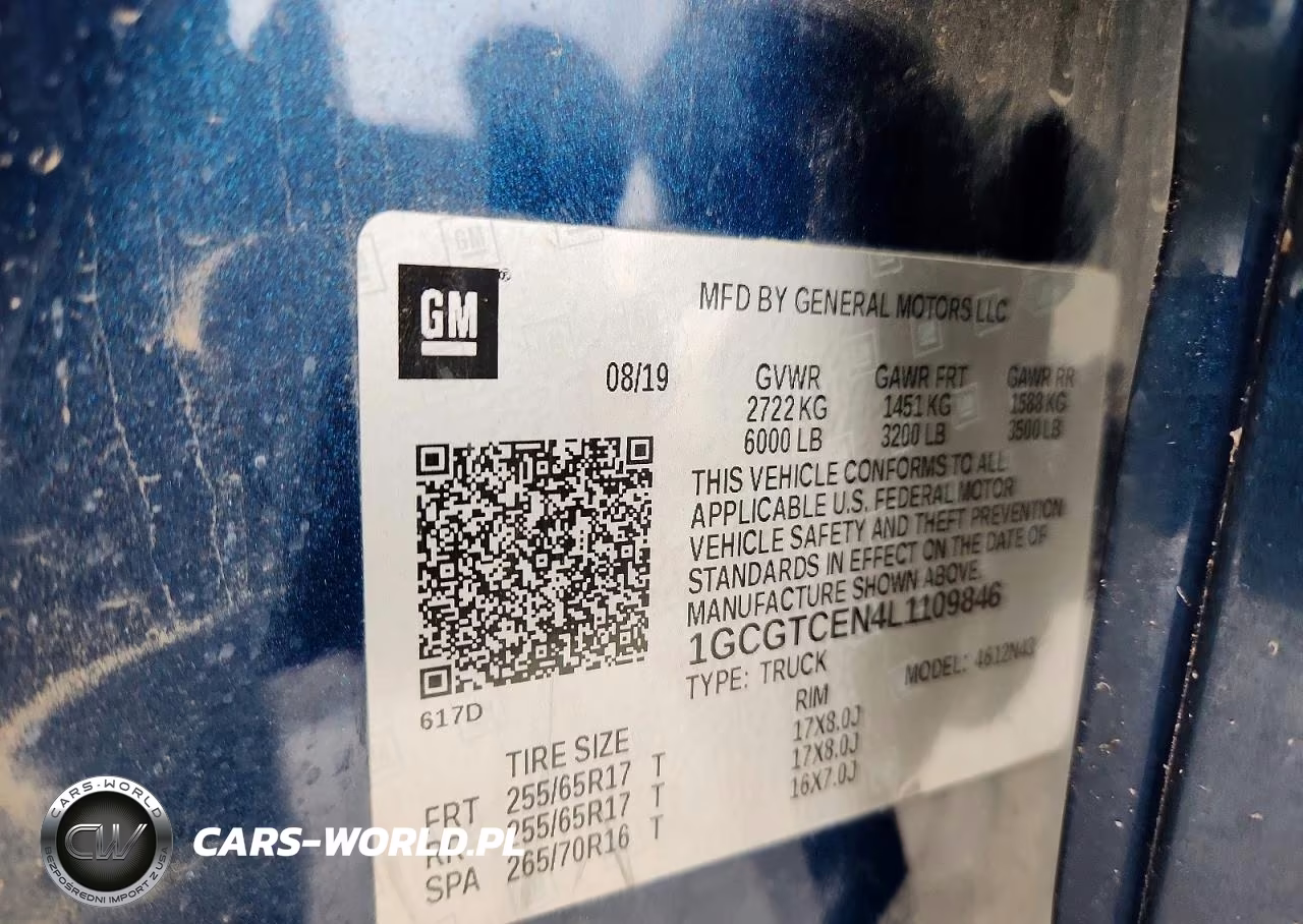 2020 Chevrolet Colorado Lt VIN:1GCGTCEN4L1109846 - 12