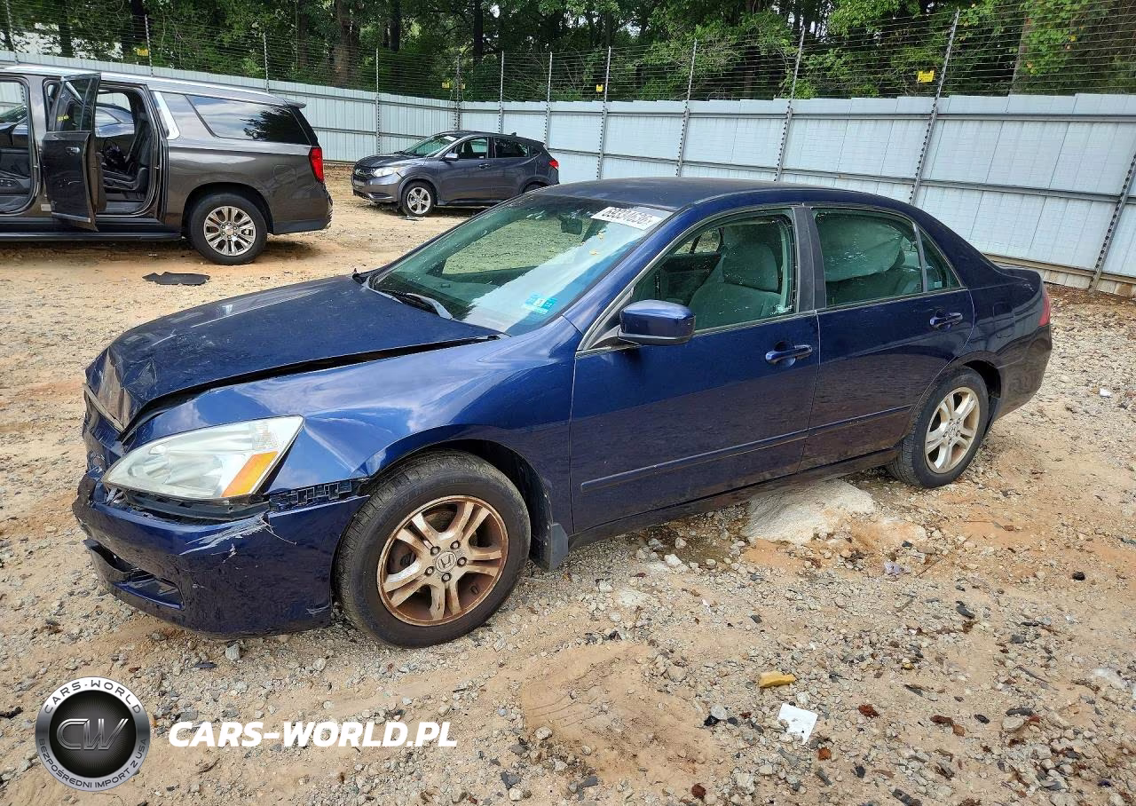 2007 Honda Accord Se VIN:1HGCM56377A056314 - 1