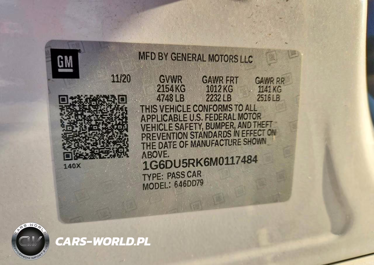 2021 Cadillac Ct5 Sport VIN:1G6DU5RK6M0117484 - 12