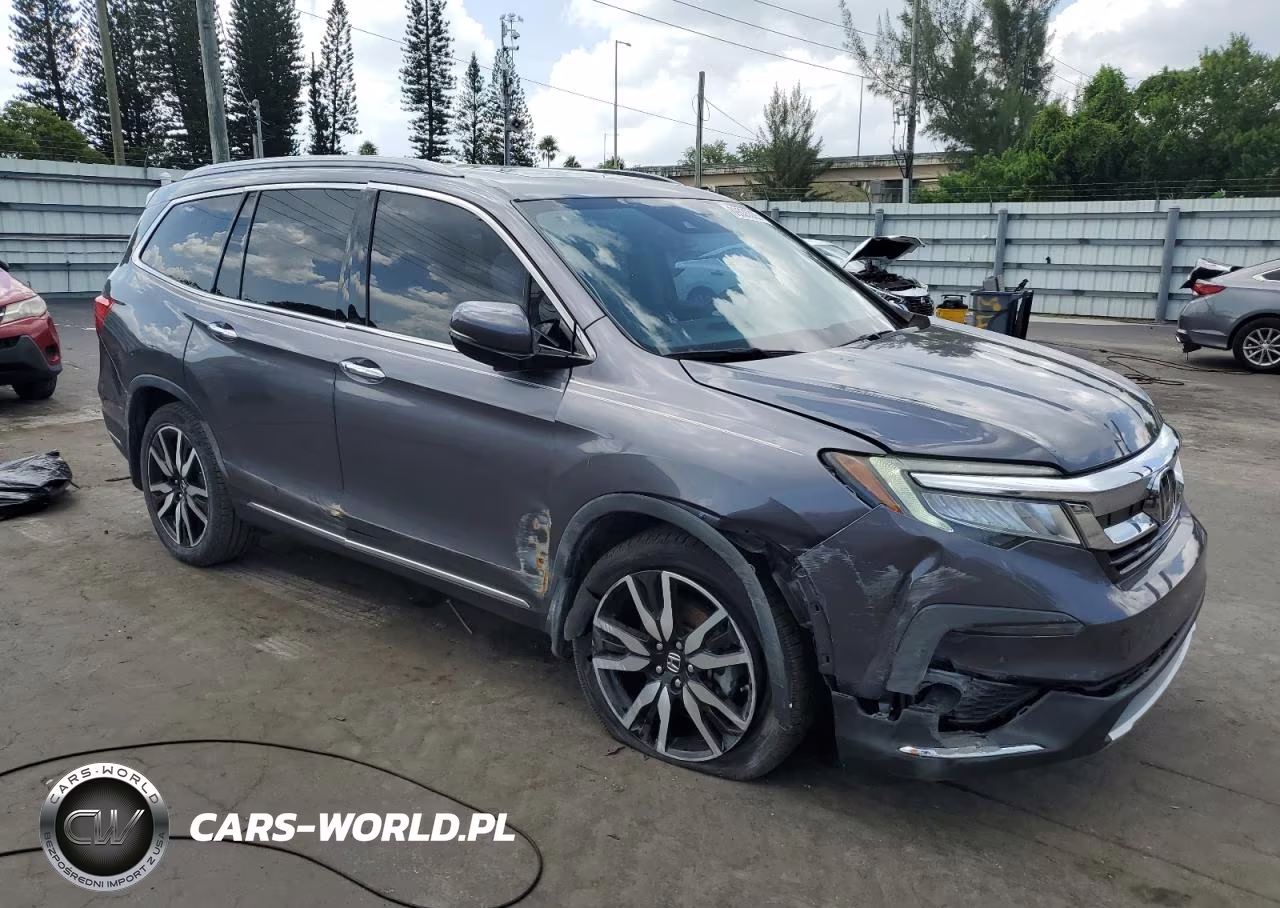 2021 Honda Pilot Touring VIN:5FNYF5H91MB019892 - 4