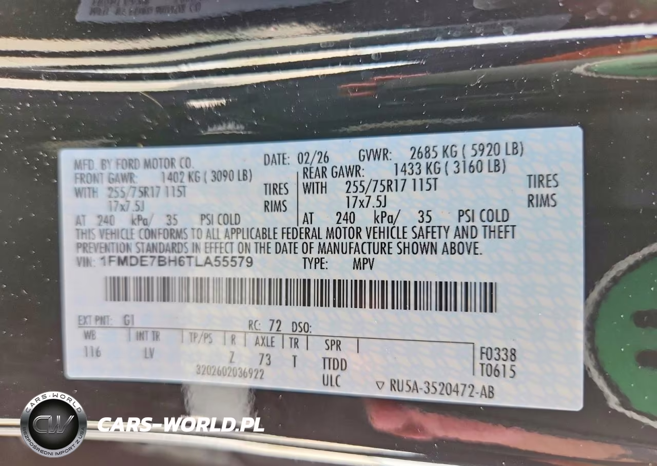 2026 Ford Bronco Big Bend VIN:1FMDE7BH6TLA55579 - 13
