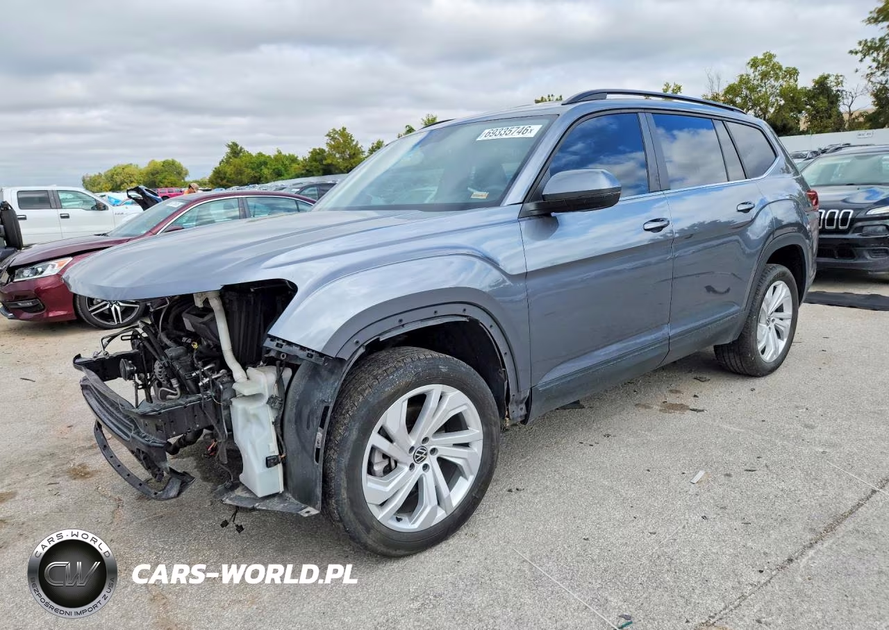 2021 Volkswagen Atlas Se VIN:1V2HR2CA9MC574415 - 1