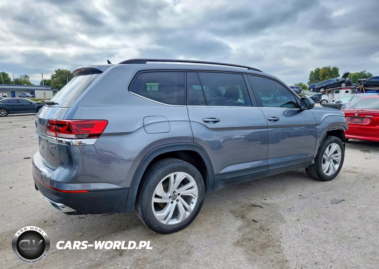 2021 Volkswagen Atlas Se VIN:1V2HR2CA9MC574415 - 3