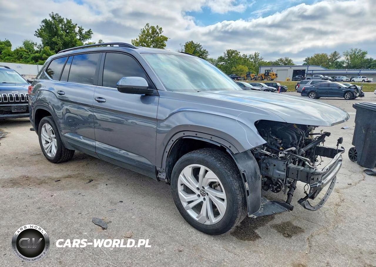 2021 Volkswagen Atlas Se VIN:1V2HR2CA9MC574415 - 4