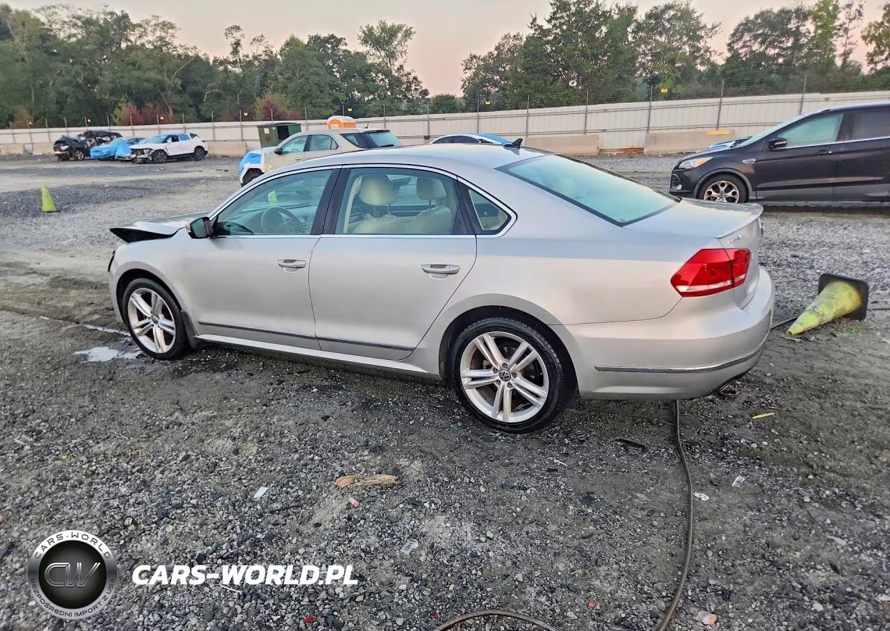 2014 Volkswagen Passat Sel VIN:1VWCN7A37EC080190 - 2