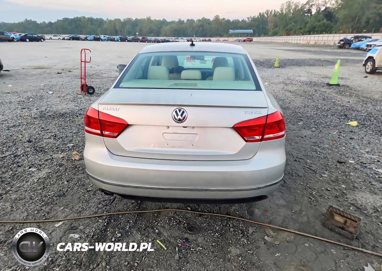 2014 Volkswagen Passat Sel VIN:1VWCN7A37EC080190 - 6