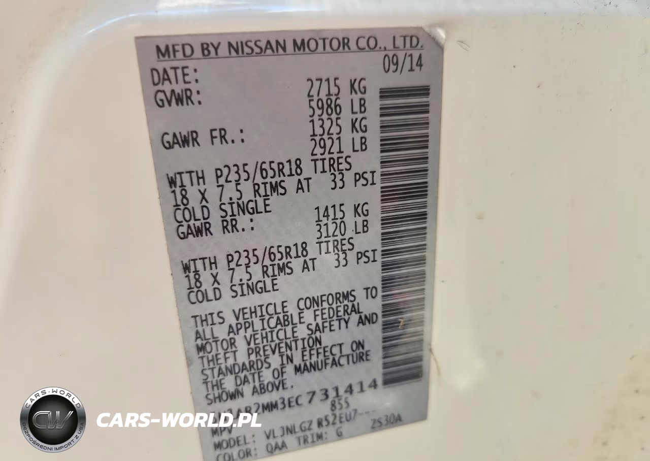 2014 Nissan Pathfinder Sl VIN:5N1AR2MM3EC731414 - 13