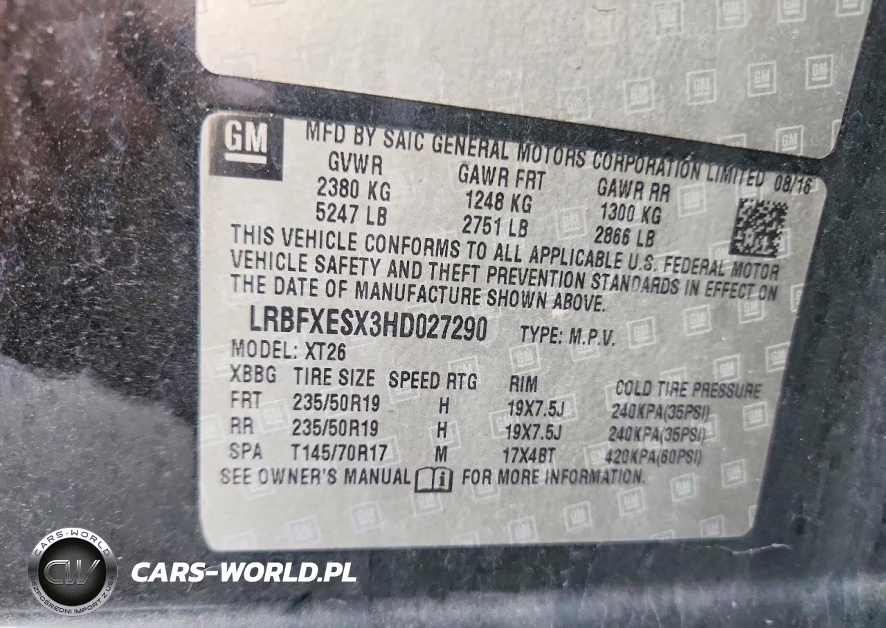 2017 Buick Envision Premium VIN:LRBFXESX3HD027290 - 14