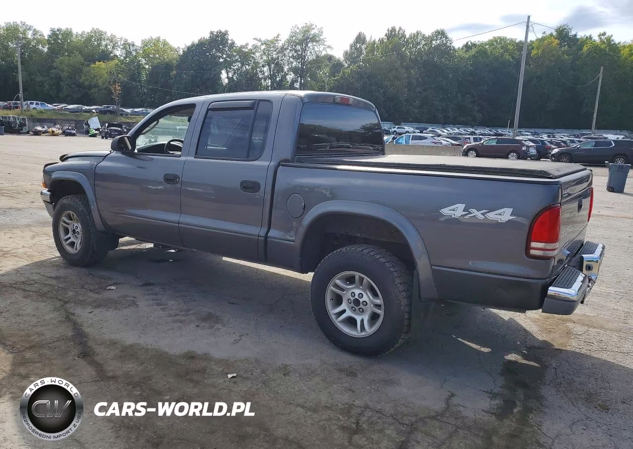 2003 Dodge Dakota Quad Slt VIN:1D7HG48N33S344345 - 2