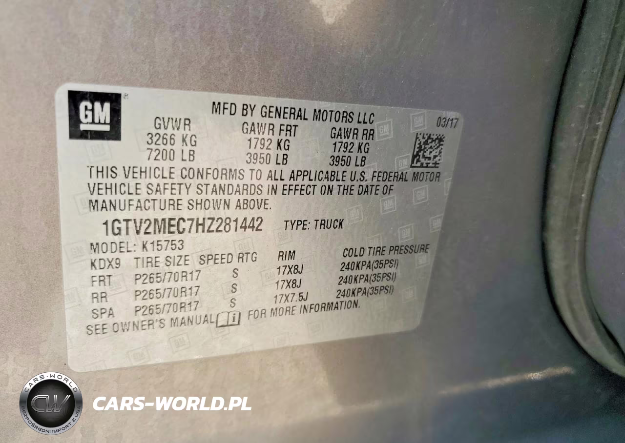 2017 GMC Sierra K1500 Sle VIN:1GTV2MEC7HZ281442 - 12