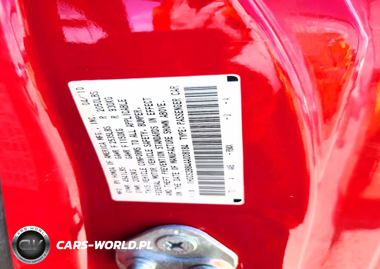 2010 Honda Accord Exl VIN:1HGCS2B84AA008184 - 12