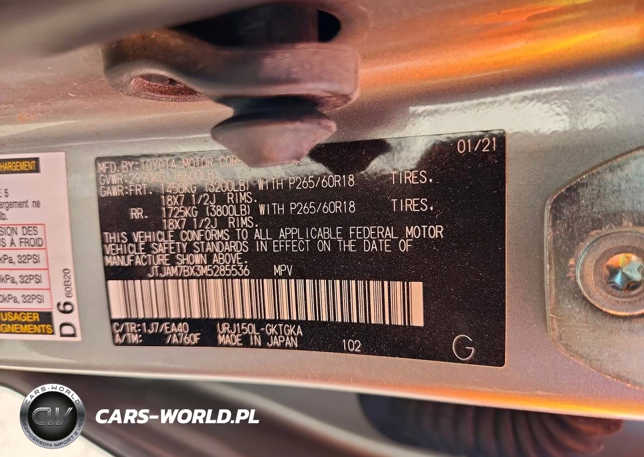 2021 Lexus Gx 460 Premium VIN:JTJAM7BX3M5285536 - 13