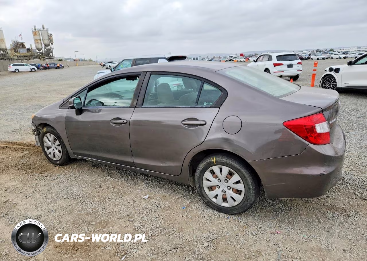 2012 Honda Civic Lx VIN:19XFB2F51CE321818 - 2