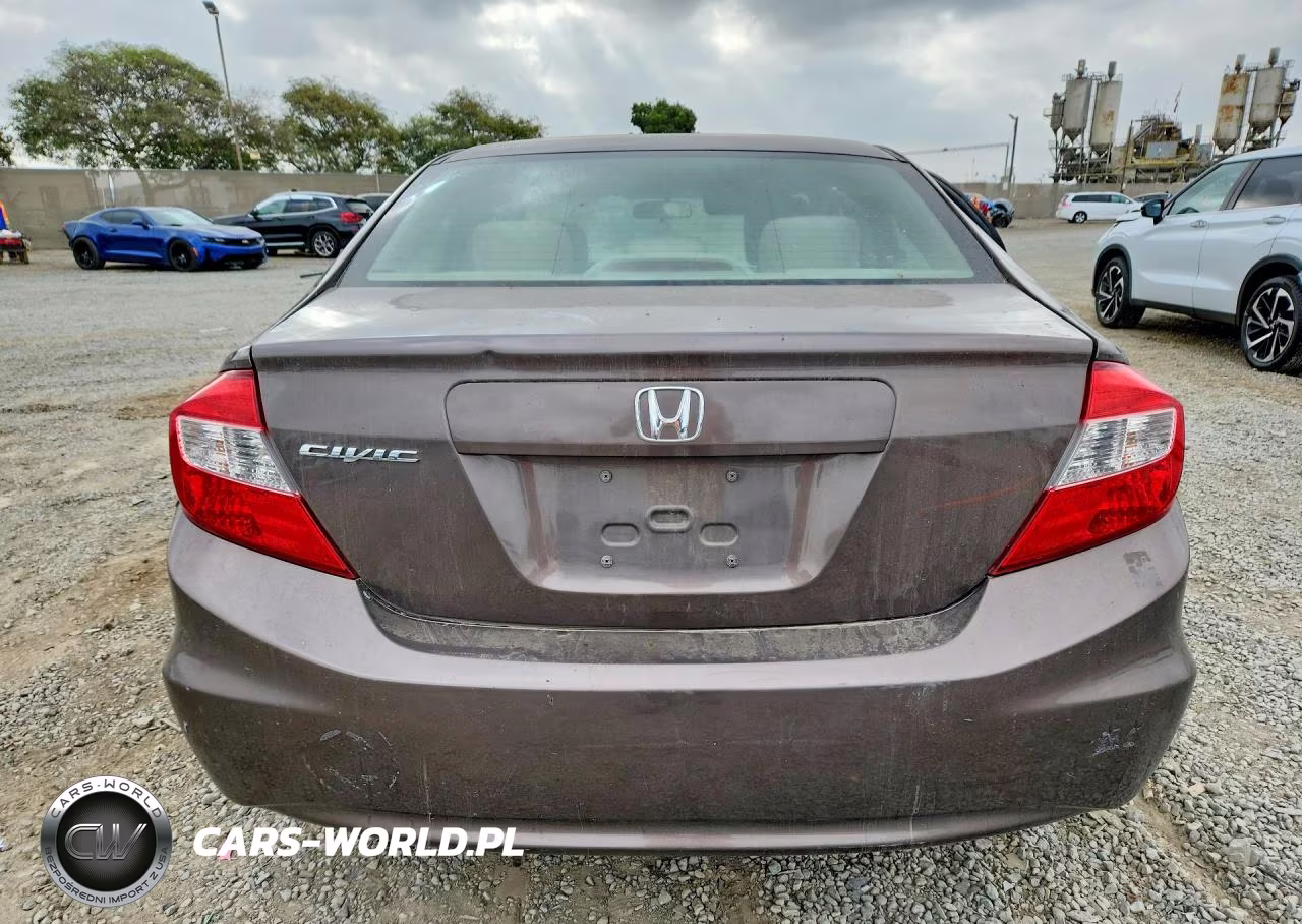2012 Honda Civic Lx VIN:19XFB2F51CE321818 - 6