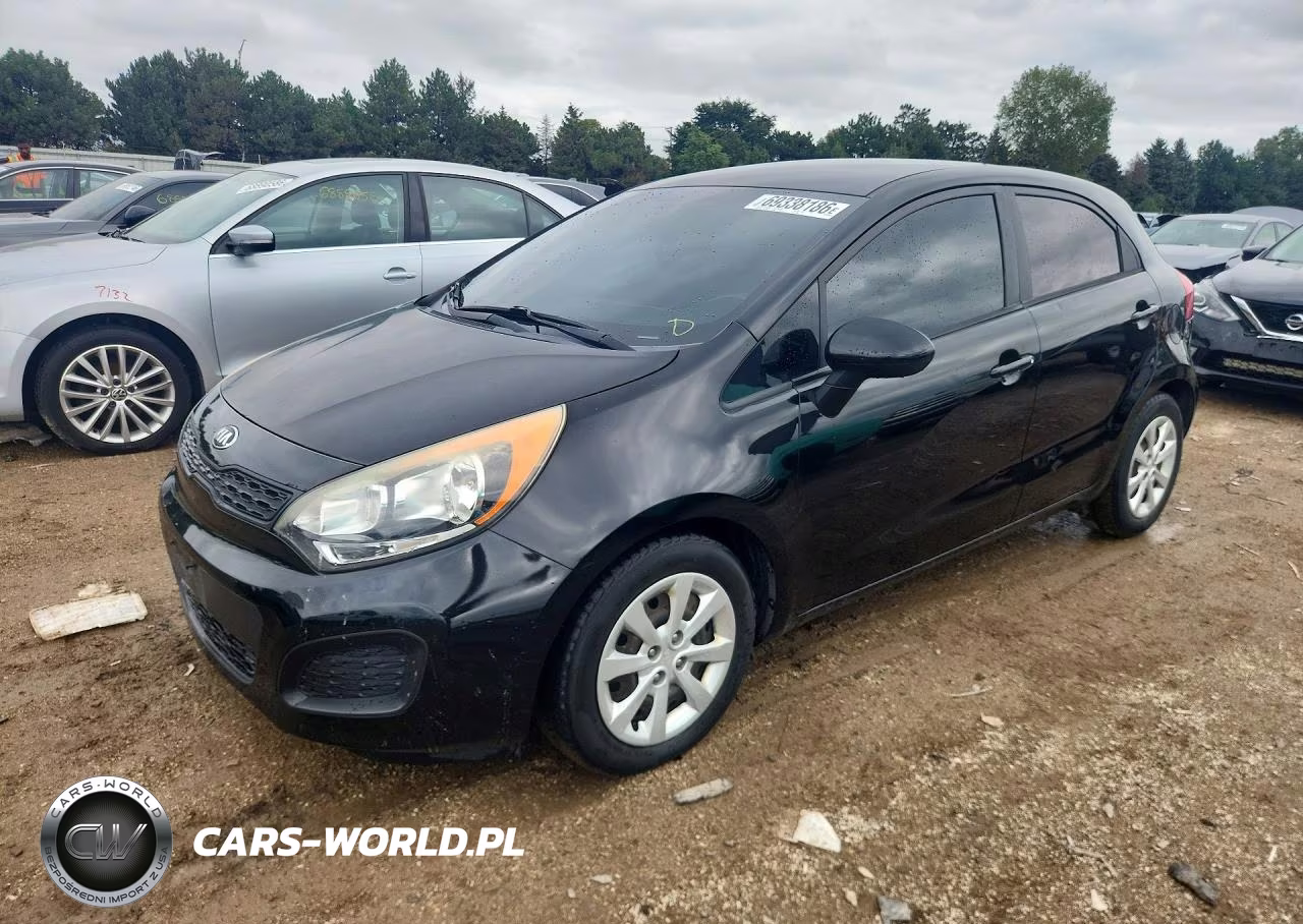 2014 Kia Rio Lx VIN:KNADM5A30E6323042 - 1