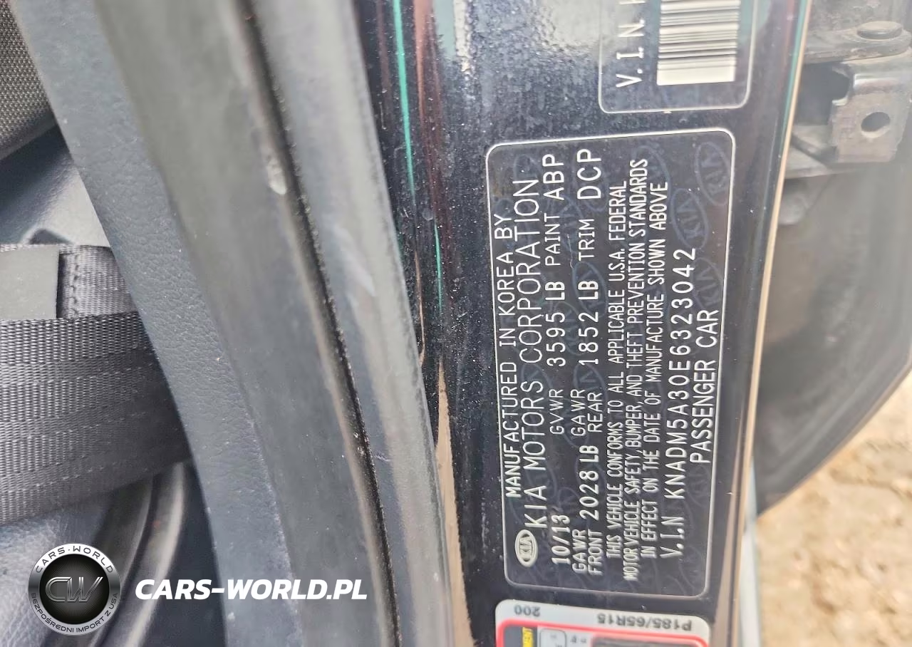 2014 Kia Rio Lx VIN:KNADM5A30E6323042 - 12