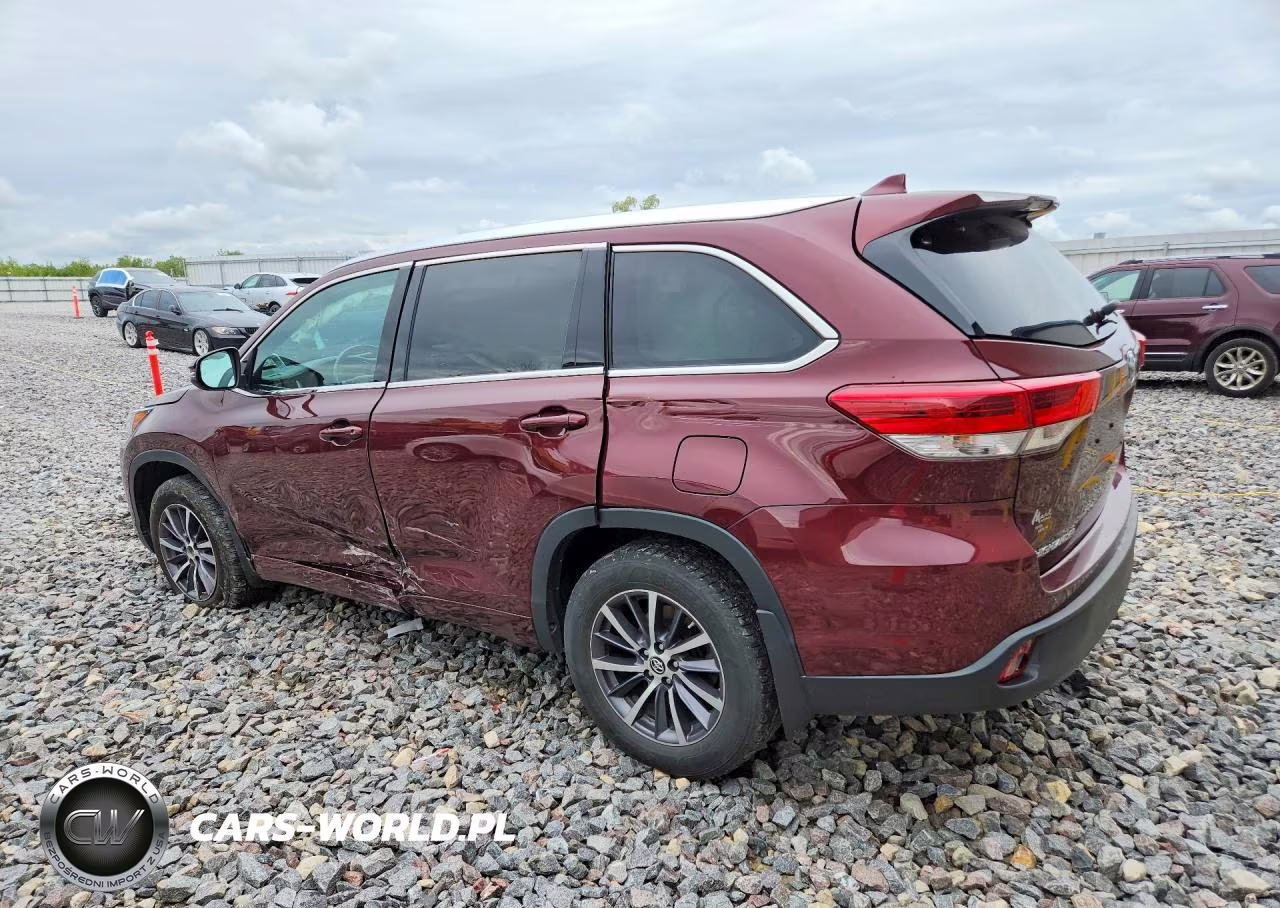 2017 Toyota Highlander Xle VIN:5TDJZRFH5HS425671 - 2