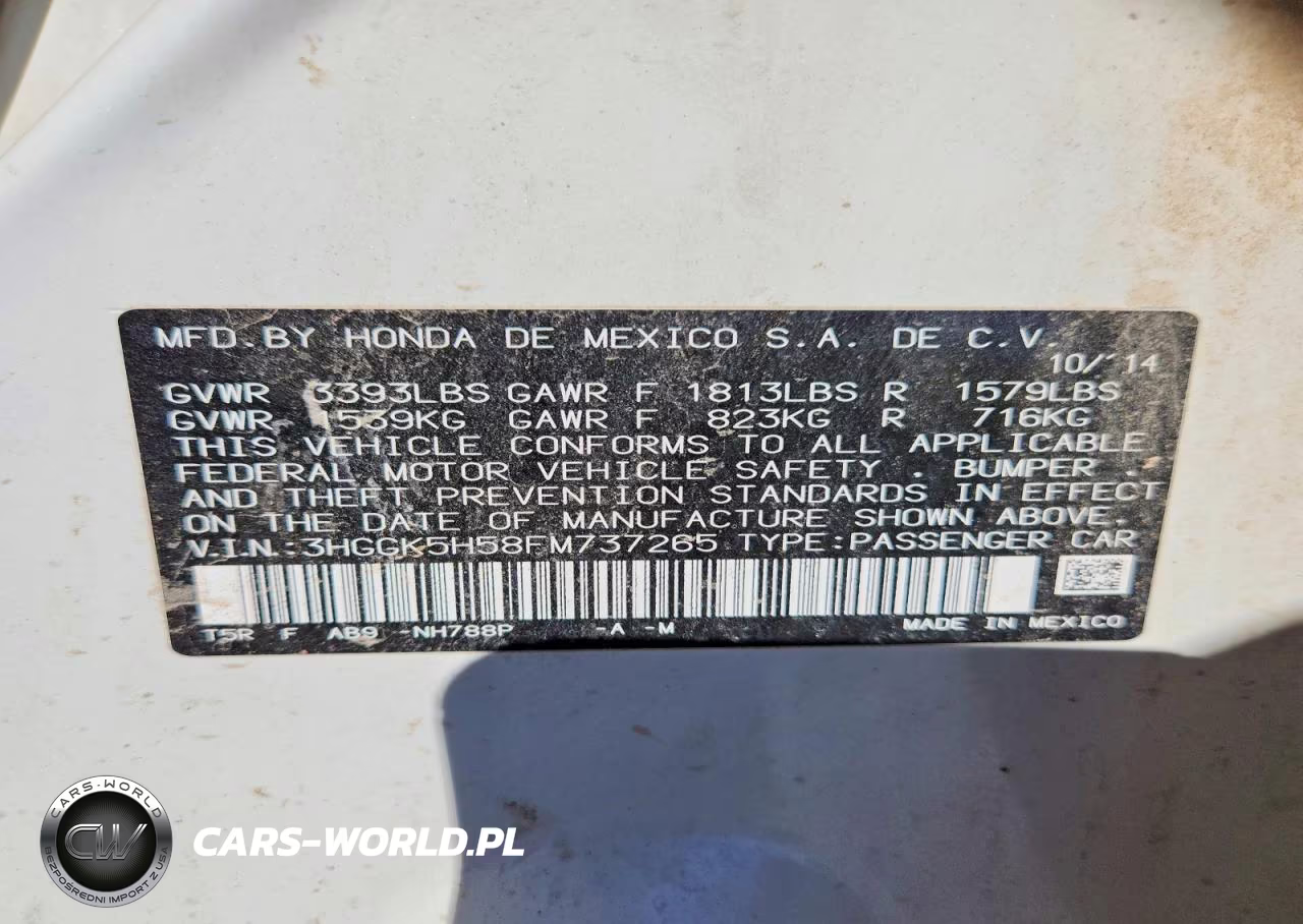 2015 Honda Fit Lx VIN:3HGGK5H58FM737265 - 12