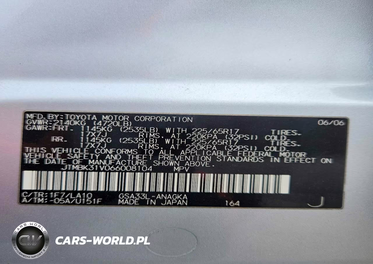 2006 Toyota Rav4 Limited VIN:JTMBK31V066008104 - 14