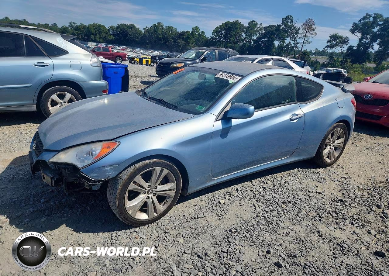 2010 Hyundai Genesis Coupe 2.0T VIN:KMHHT6KD6AU041929 - 1