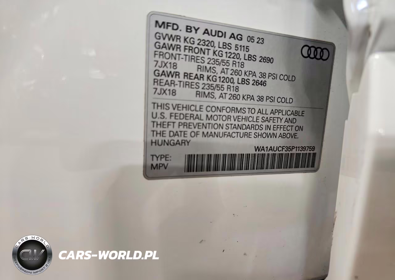 2023 Audi Q3 Premium 40 VIN:WA1AUCF35P1139759 - 14
