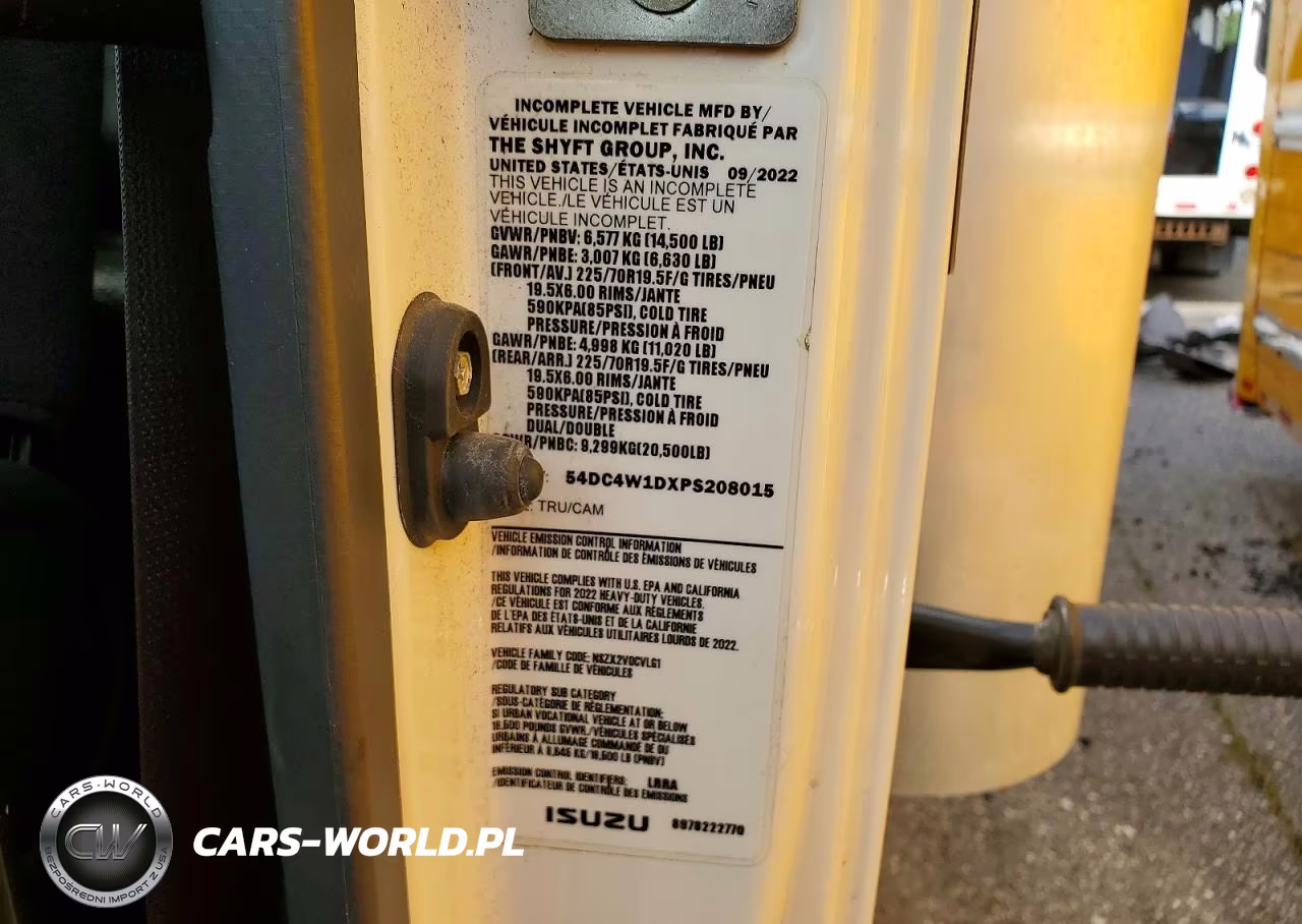 2023 Isuzu Npr Hd Box Truck VIN:54DC4W1DXPS208015 - 13