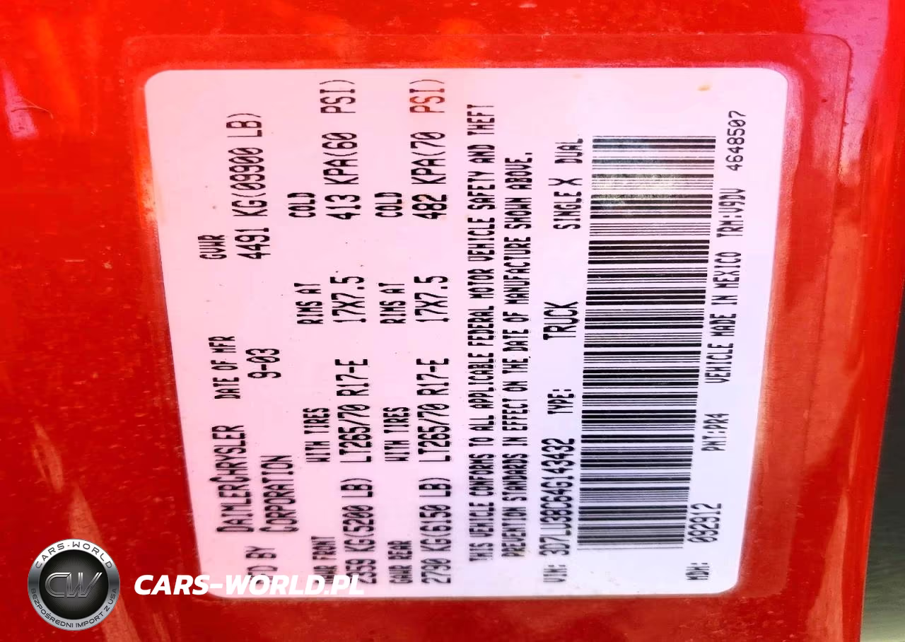 2004 Dodge Ram 3500 St VIN:3D7LU38C64G143432 - 12
