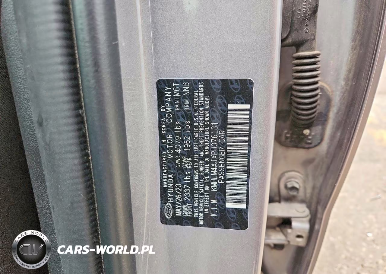 2023 Hyundai Elantra Blue VIN:KMHLM4AJXPU076131 - 13
