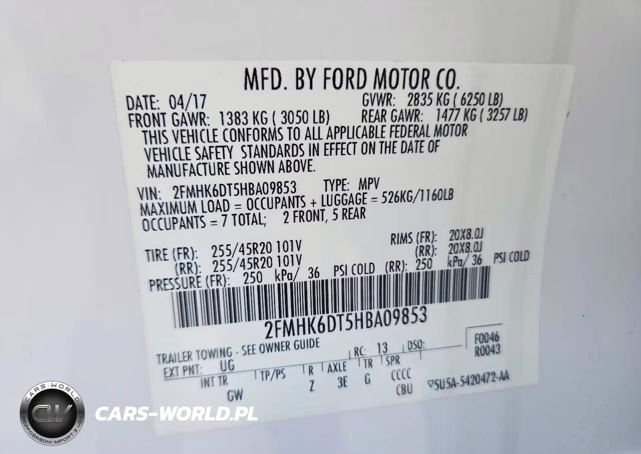 2017 Ford Flex Limited VIN:2FMHK6DT5HBA09853 - 13